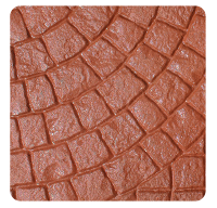 Cobble Pattern Red