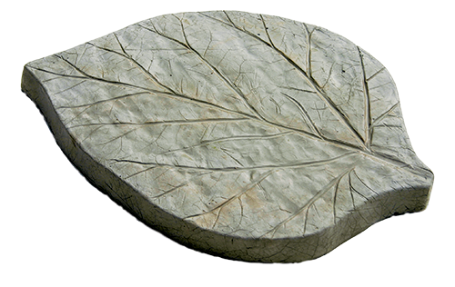 A stepping stone that looks like a leaf
