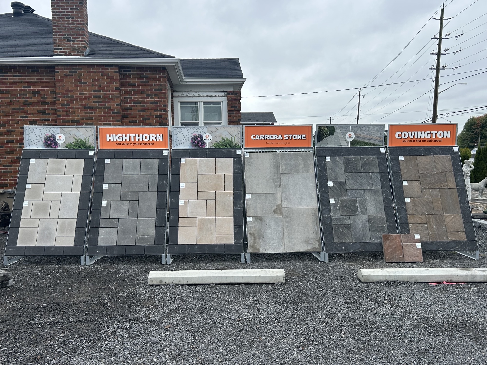 Triple H Concrete Products Displays with HIghthorn, Carrera and Covington